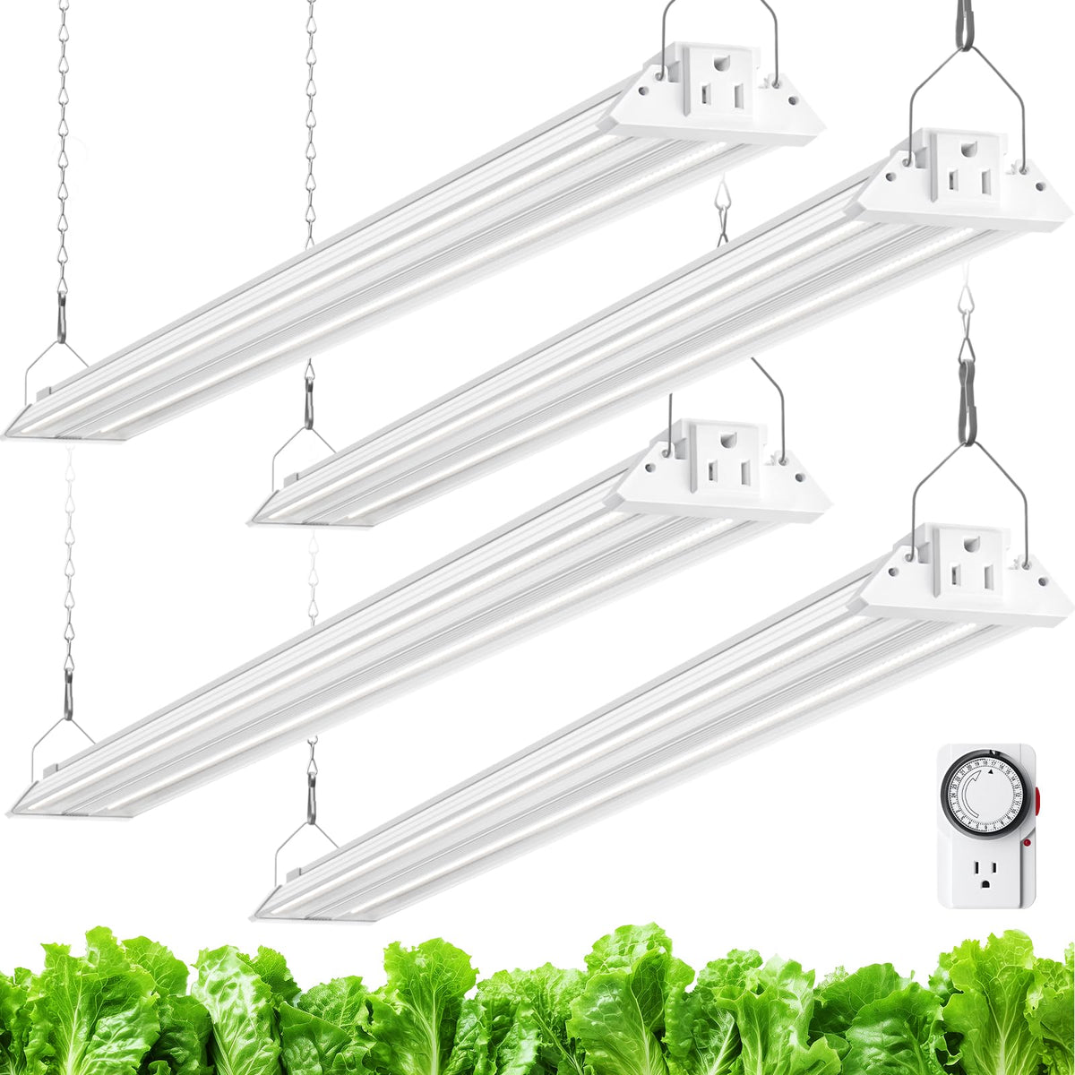 Barrina TX72 seed-starting setup with full-spectrum light for germination
