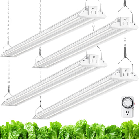 Barrina TX72 seed-starting setup with full-spectrum light for germination