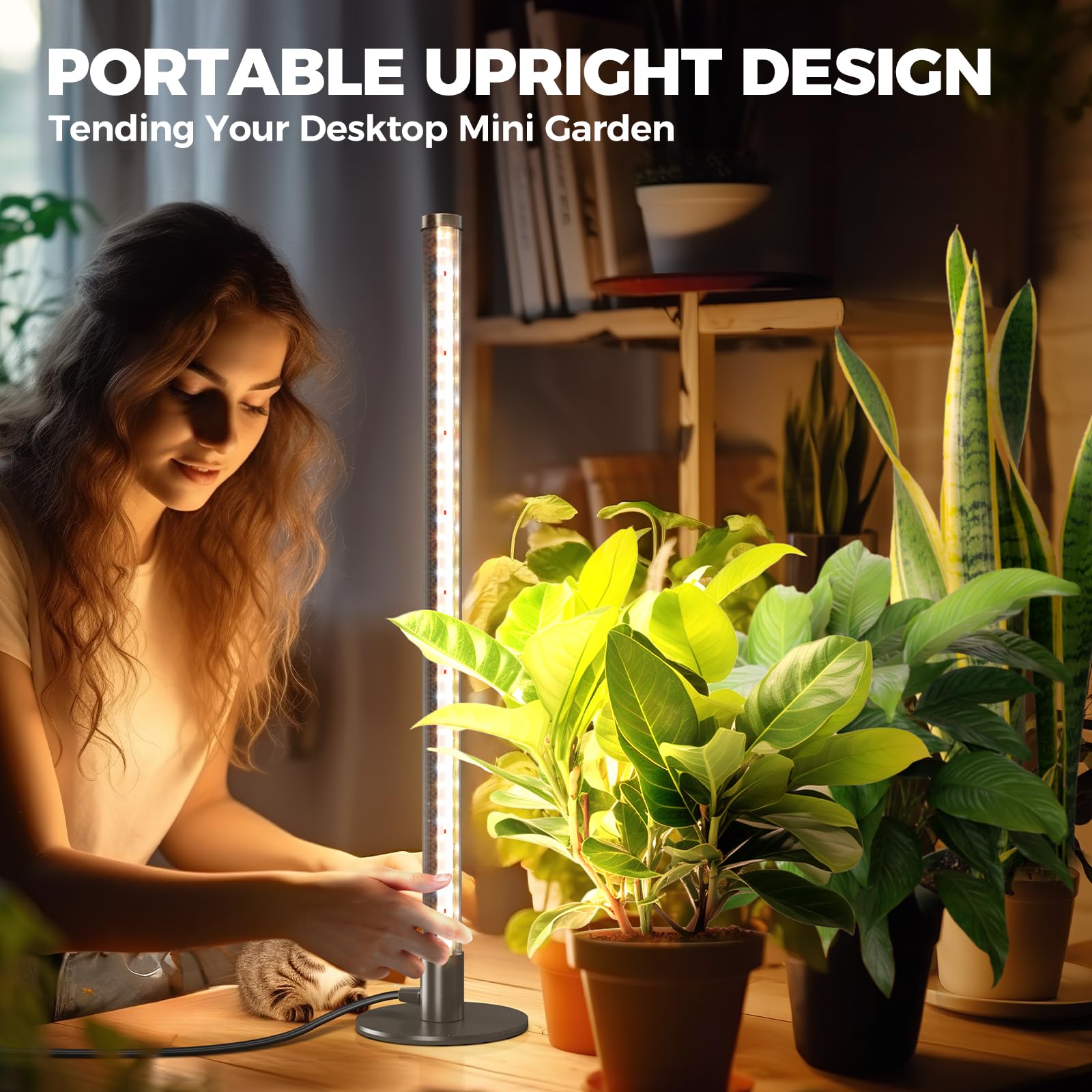 Barrina vertical side-illumination delivers multi-angle light for dense foliage.