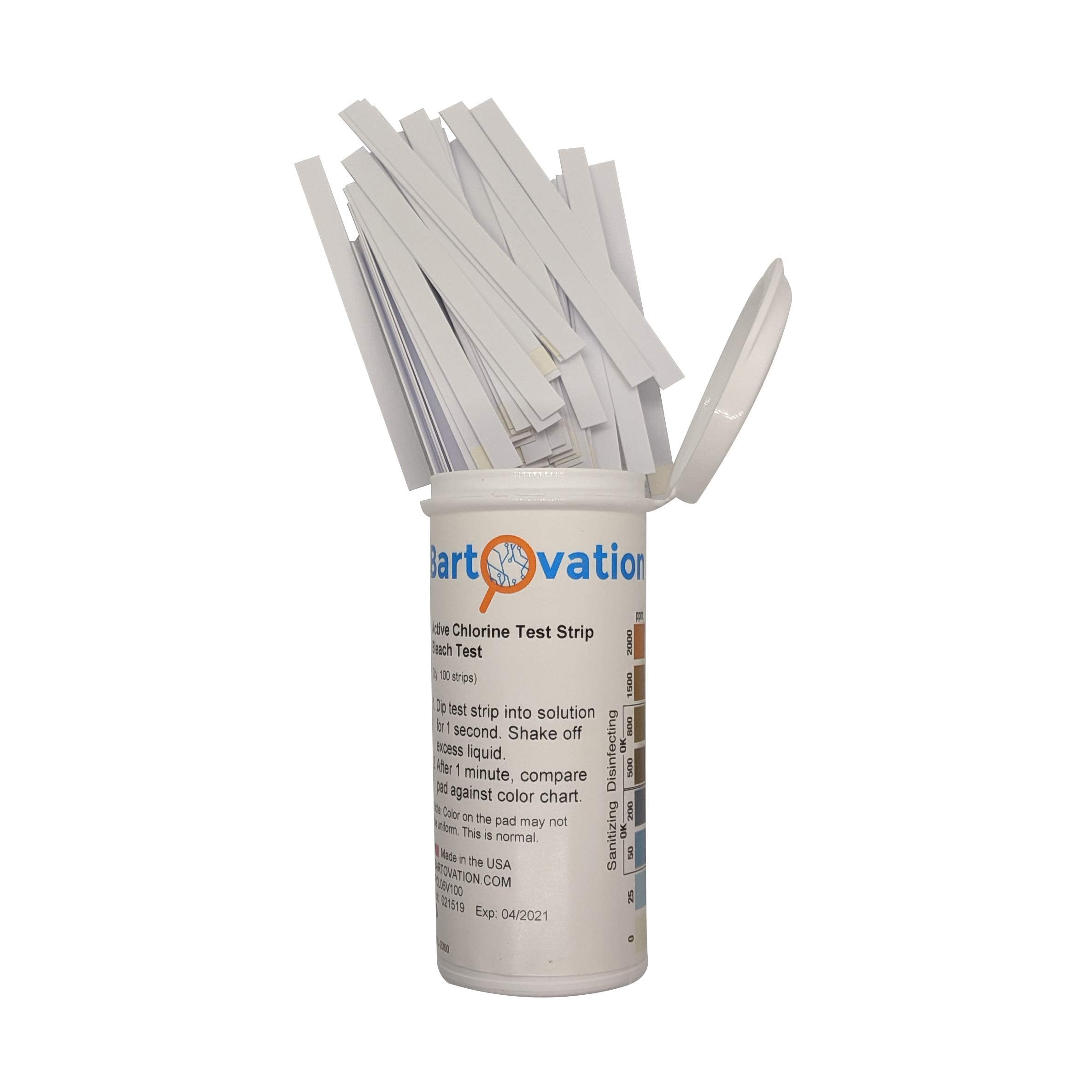 Vial with flip-top lid used for easy access in daycare sanitizing routines
