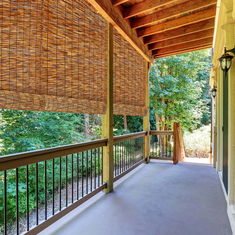 Barydat durable reed fence material stays straight after installation