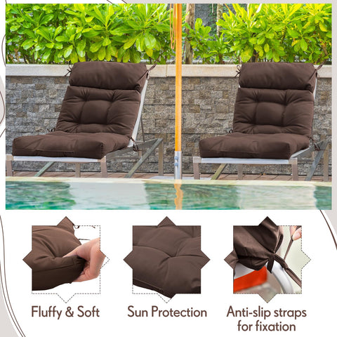 Barydat tufted seat-back cushion highlights plush comfort and style.
