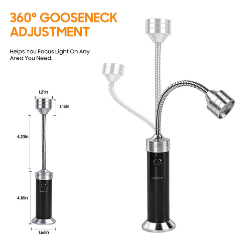 BaseCENT versatile portable light suitable for camping or reading tasks