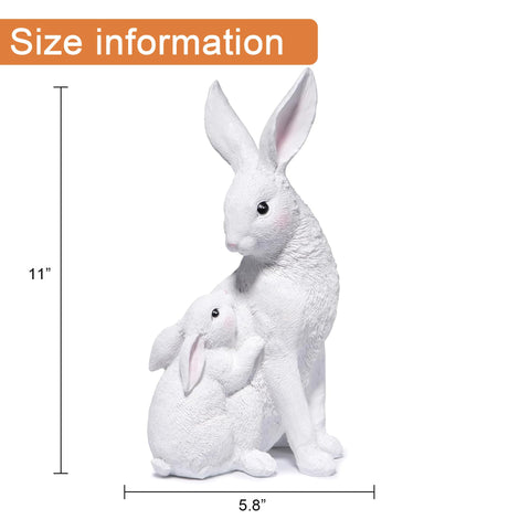 basen farmhouse rustic bunny decor complements modern or rustic styles.