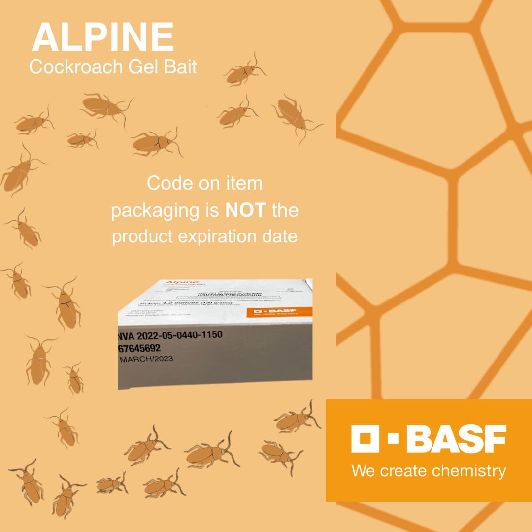 BASF Alpine Rotation 1 roach gel bait targets indoor-outdoor infestations.