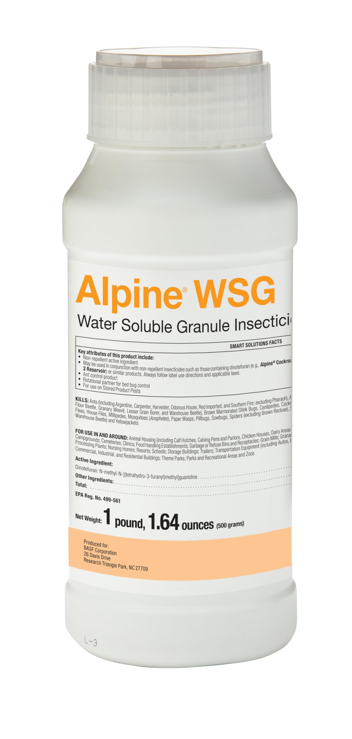 BASF Alpine WSG bottle pour enables quick indoor-outdoor pest targeting.