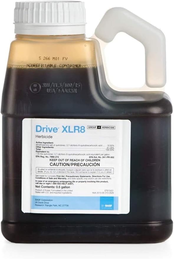 BASF Drive XLR8 lawn treatment area with extended residual control
