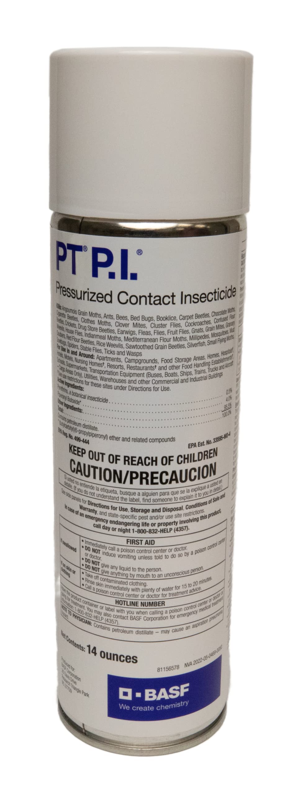 BASF PT PI pressurized insecticide spray for quick knockdown of crawling and flying pests indoors