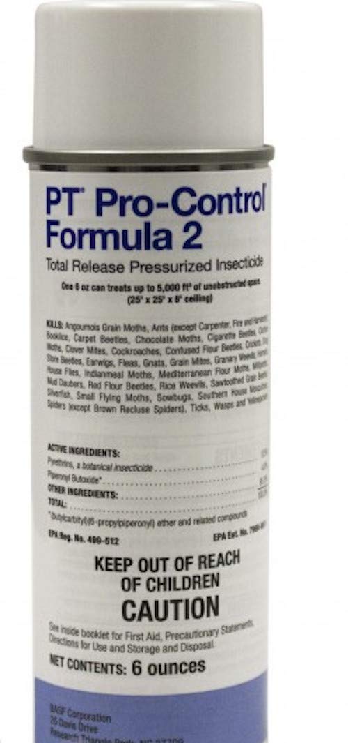 BASF PT Pro-Control Plus Total Release Fogger canister for fast insect knockdown in kitchens and facilities.