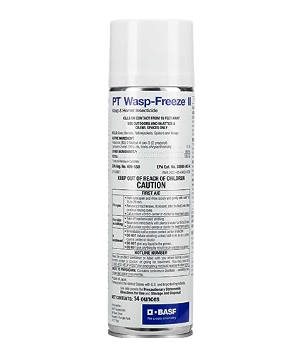 BASF PT Wasp-Freeze targets the nest for quick elimination and reduced stinging risk