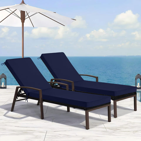 Basic Beyond chaise lounge straps secure cushions and prevent slipping