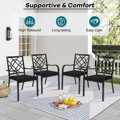 Basic Beyond square corner cushions suit indoor and outdoor spaces.