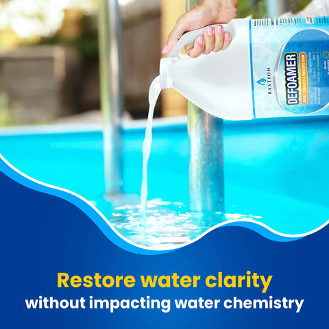 Close-up of 64 oz bottle highlights safe, non-toxic formula.