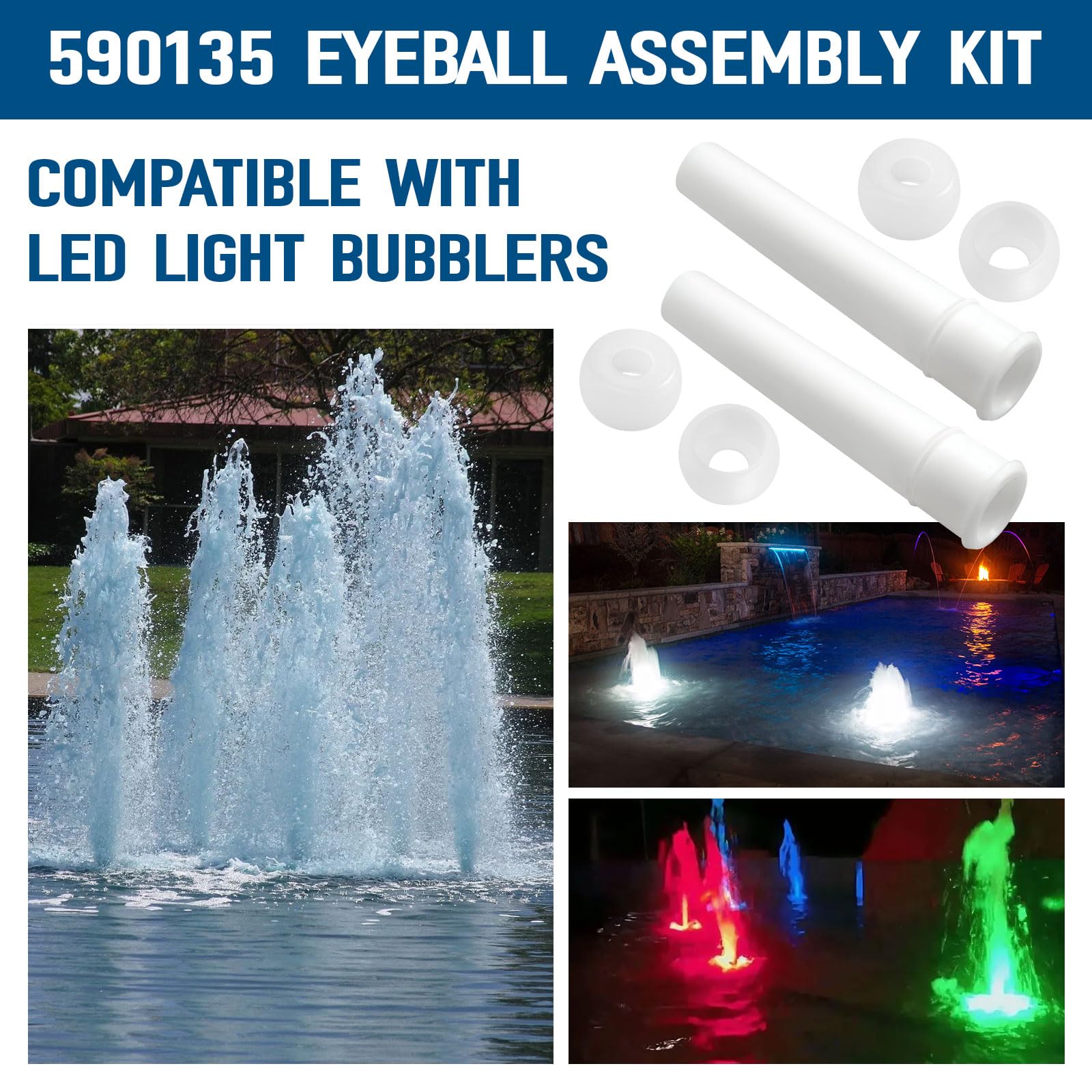 Batator Eyeball Assembly Kit side view highlighting adjustable nozzle control for precise flow