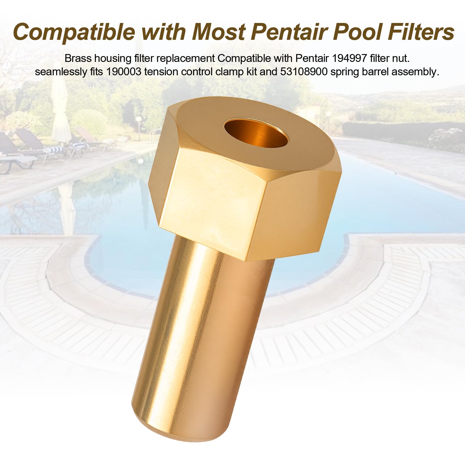 Batator 194997 brass nut compatible with FNS and FNS Plus for reliable seal