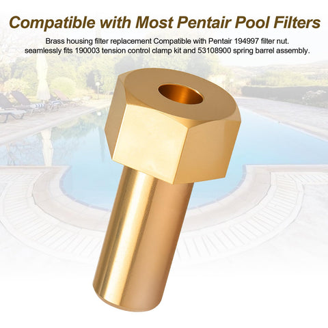 Batator 194997 brass nut compatible with FNS and FNS Plus for reliable seal