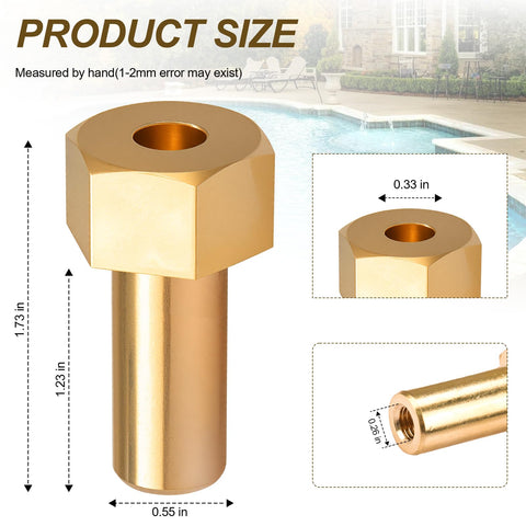 Batator brass nut for Pentair filter housings with corrosion resistance