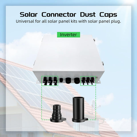 Bateria Power easy-install caps slide over plugs for fast, secure sealing.