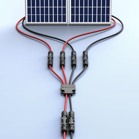 Bateria Power IP68 sealed connector for outdoor solar use