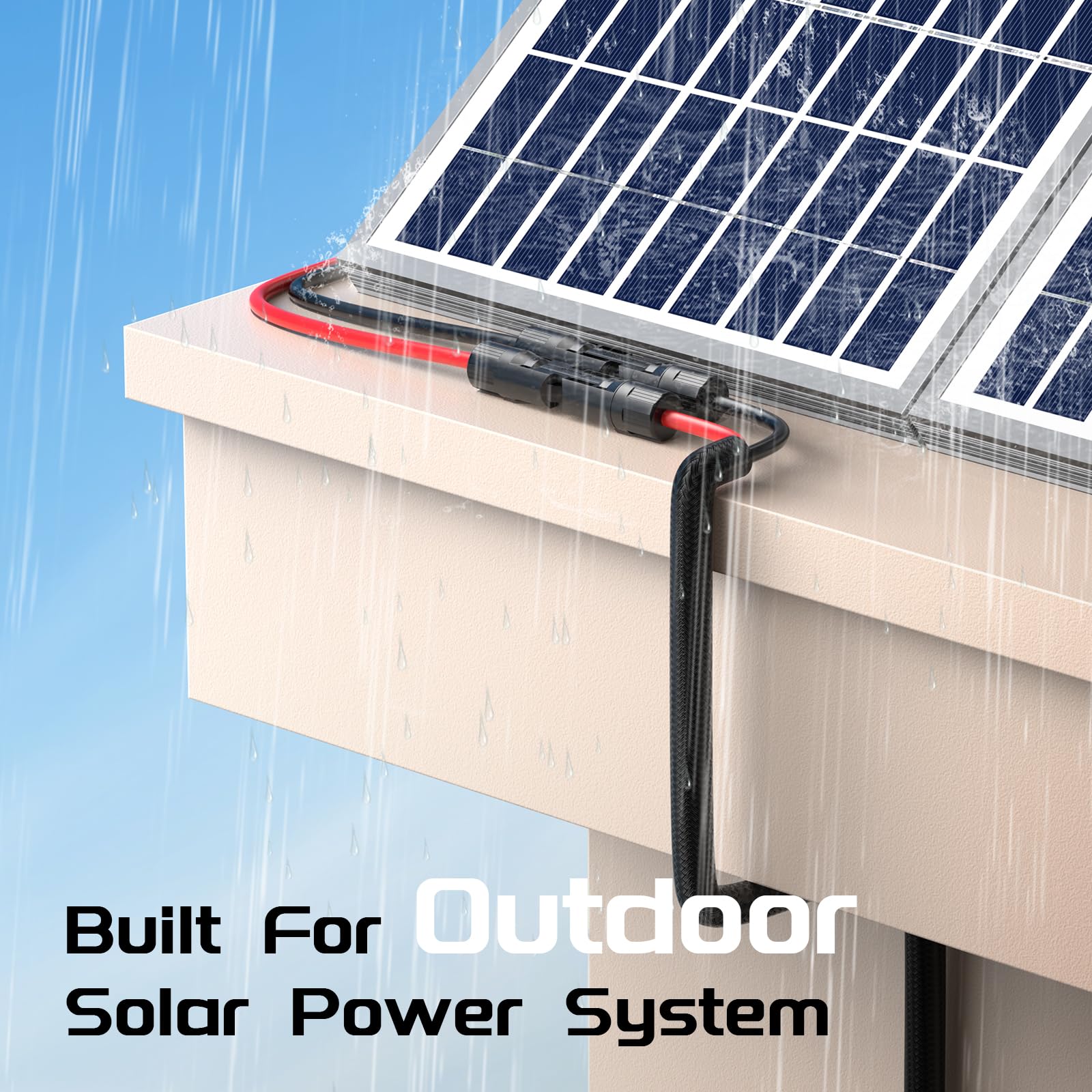 Bateria Power IP68-rated cable withstands rain and splashes