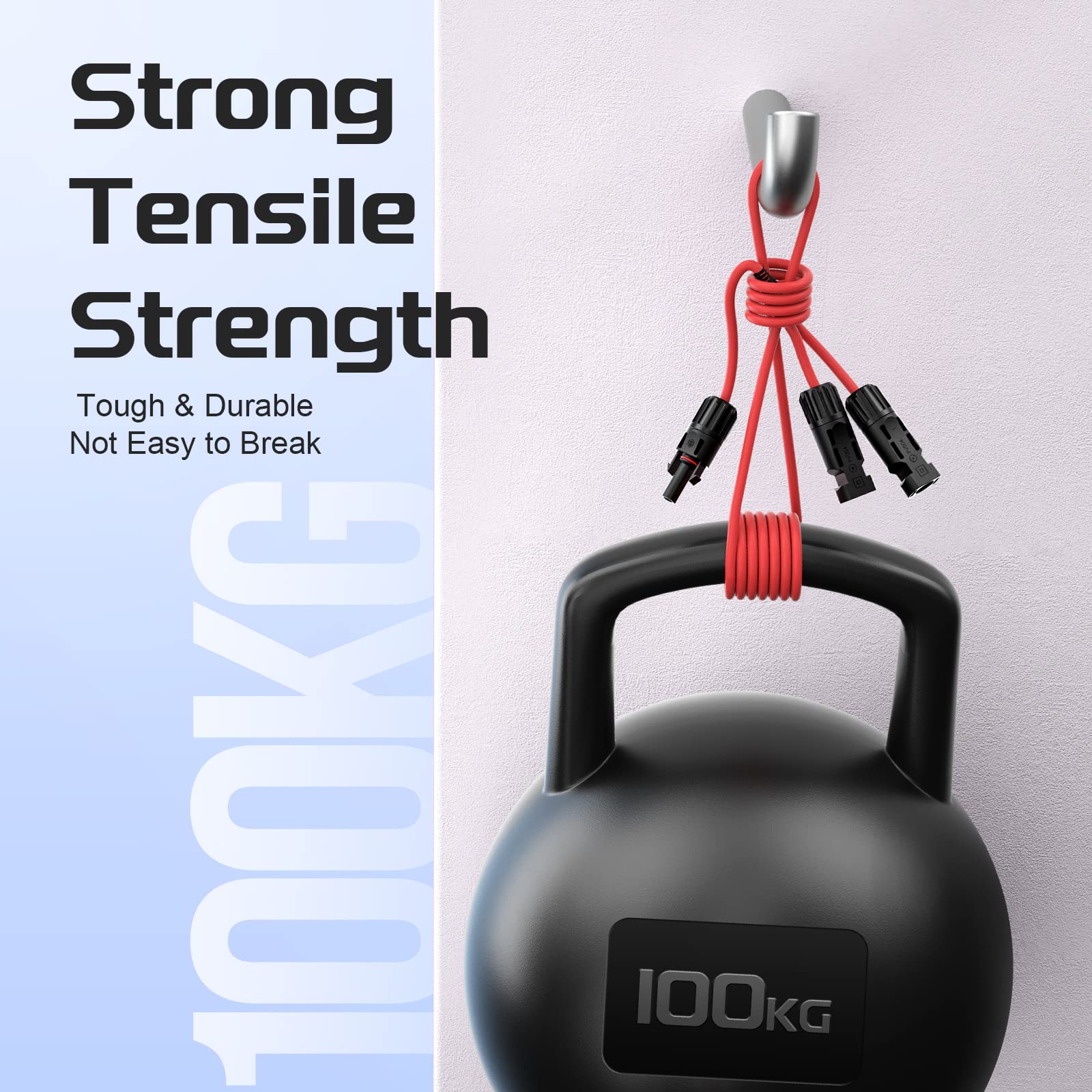 Bateria Power UV resistant outer sheath withstands sun exposure.
