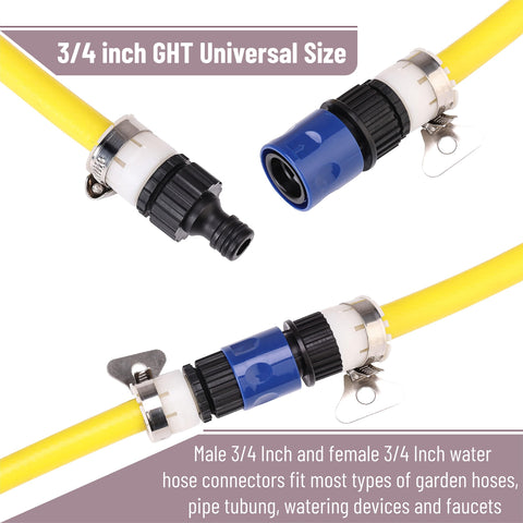 Bates Choice male faucet adapters simplify connecting hoses to taps.