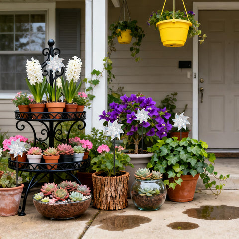 BATTIFE decorative pinwheel suitable for yard, garden or balcony.