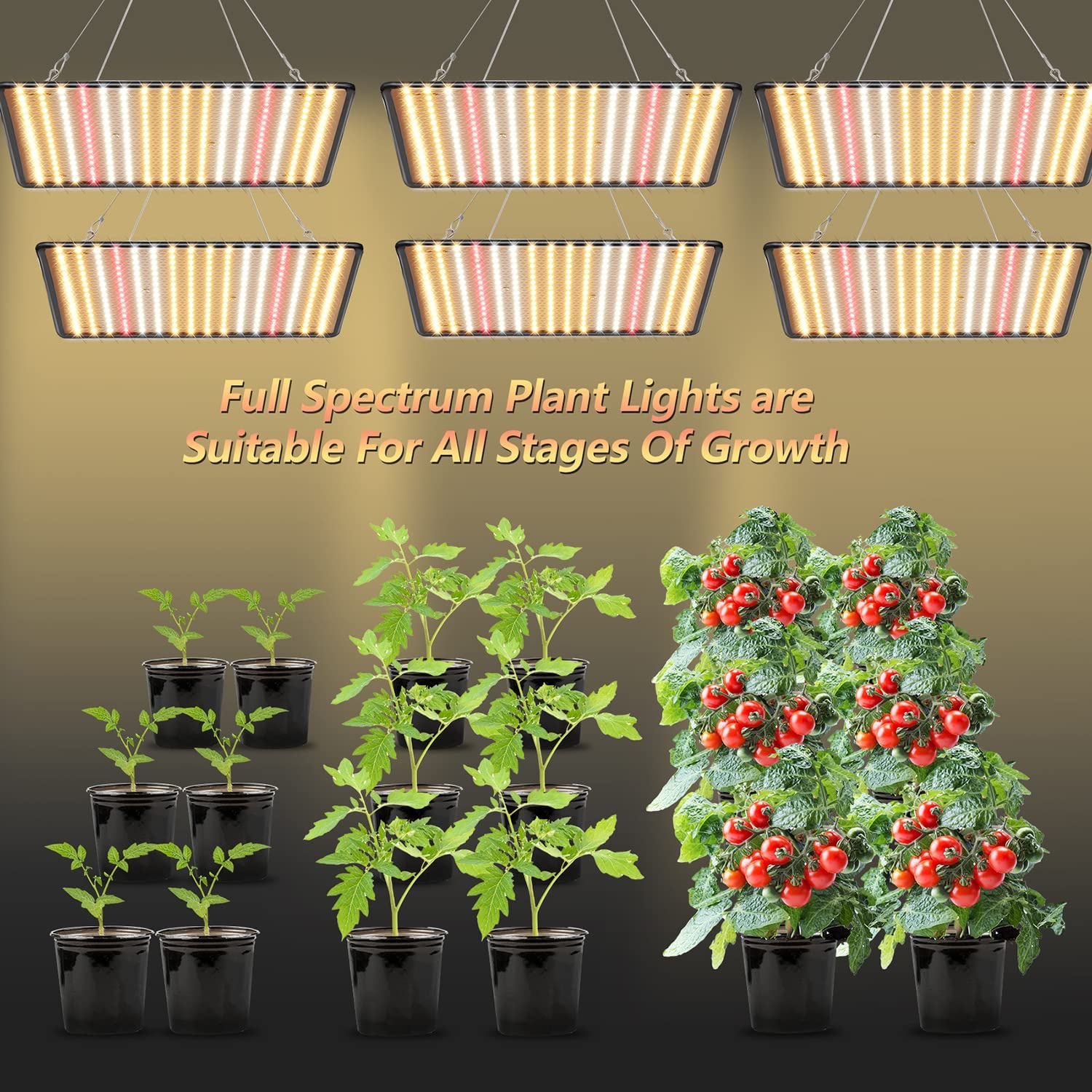 BAVIHOR Grow Light cool, energy-saving, space-efficient design