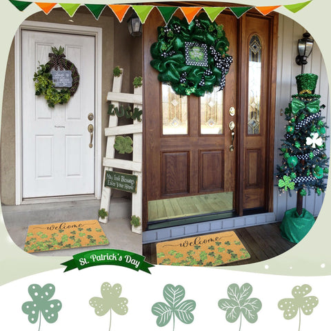 Bawnhaw low-profile 0.4 inch mat fits under doors and won't snag.