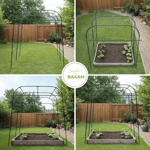 BAXAM backyard decorative trellis arch suitable for cucumbers, tomatoes, and grapes
