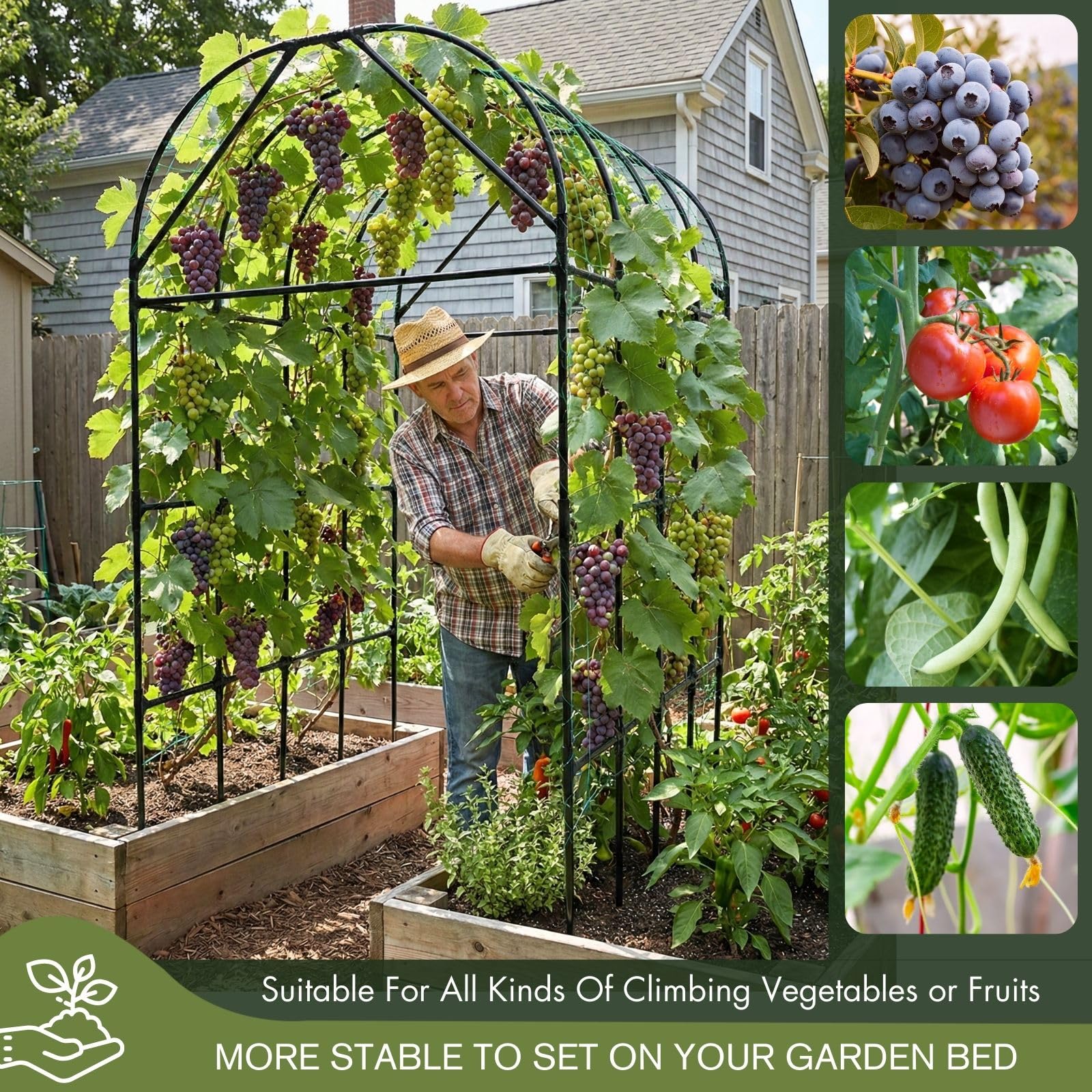 BAXAM two-person assembly enables quick garden setup