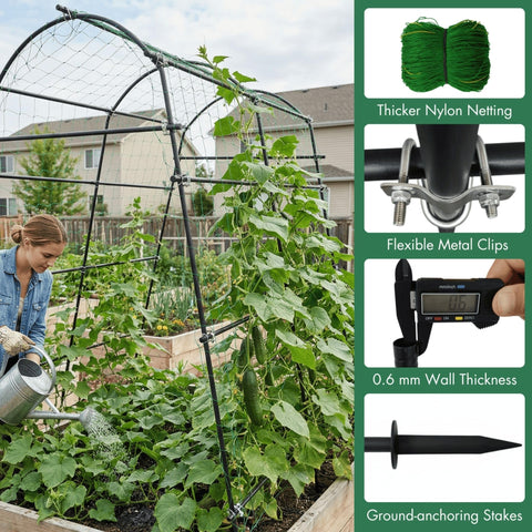 BAXAM weather-resistant coating protects the frame for outdoor use across seasons.