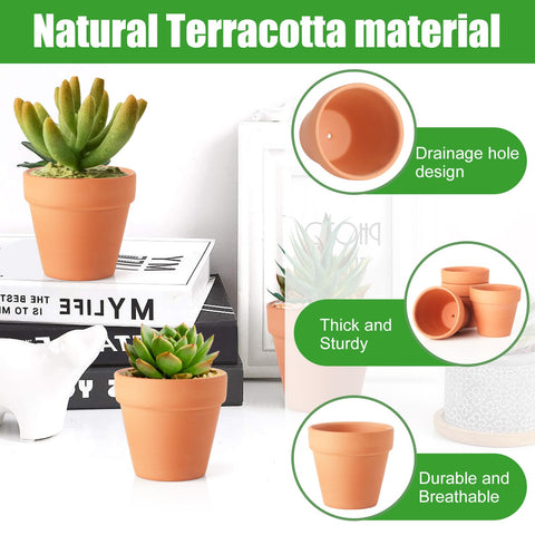 Baxrou paintable clay pot surface perfect for crafts and personalized wedding favors.