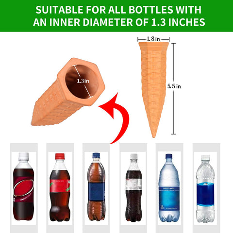 Baxrou wine bottle watering device used with a long-neck bottle for auto watering.