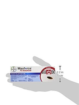 Bayer Maxforce FC Magnum bait gel application shows discreet roach control spot