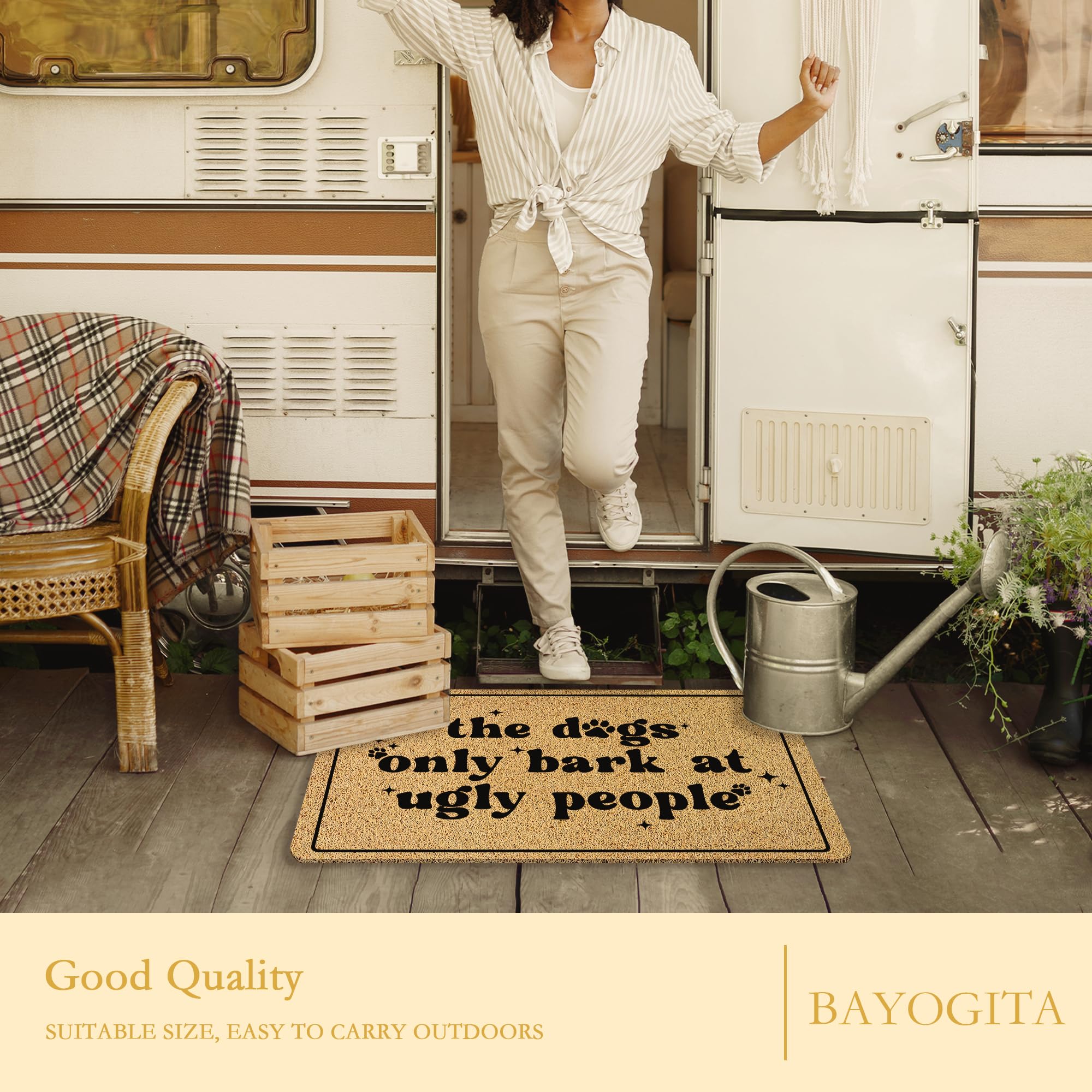 BAYOGITA safety design with non-slip bottom for secure placement.