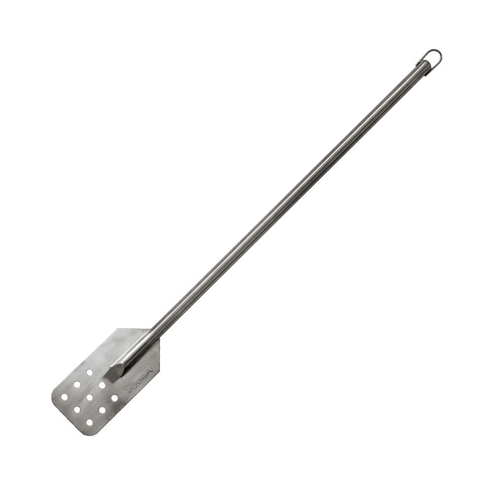 Bayou Classic 1042 stainless stir paddle with a 42-inch handle for deep pots.