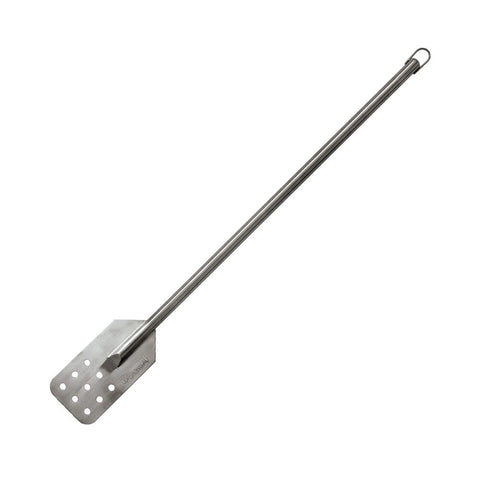 Bayou Classic 1042 stainless stir paddle with a 42-inch handle for deep pots.