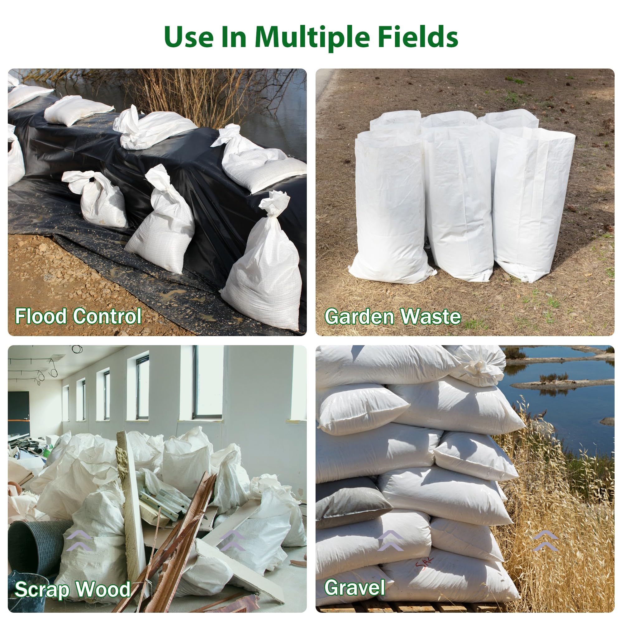 Baypify sand bag versatile for garden waste storage and more.
