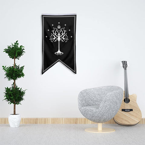 Bayyon Tree of Gondor banner decor brightens bedrooms with fantasy flair.
