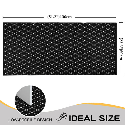 Bazasa washable cotton doormat for porch keeps dirt outside and interiors clean.