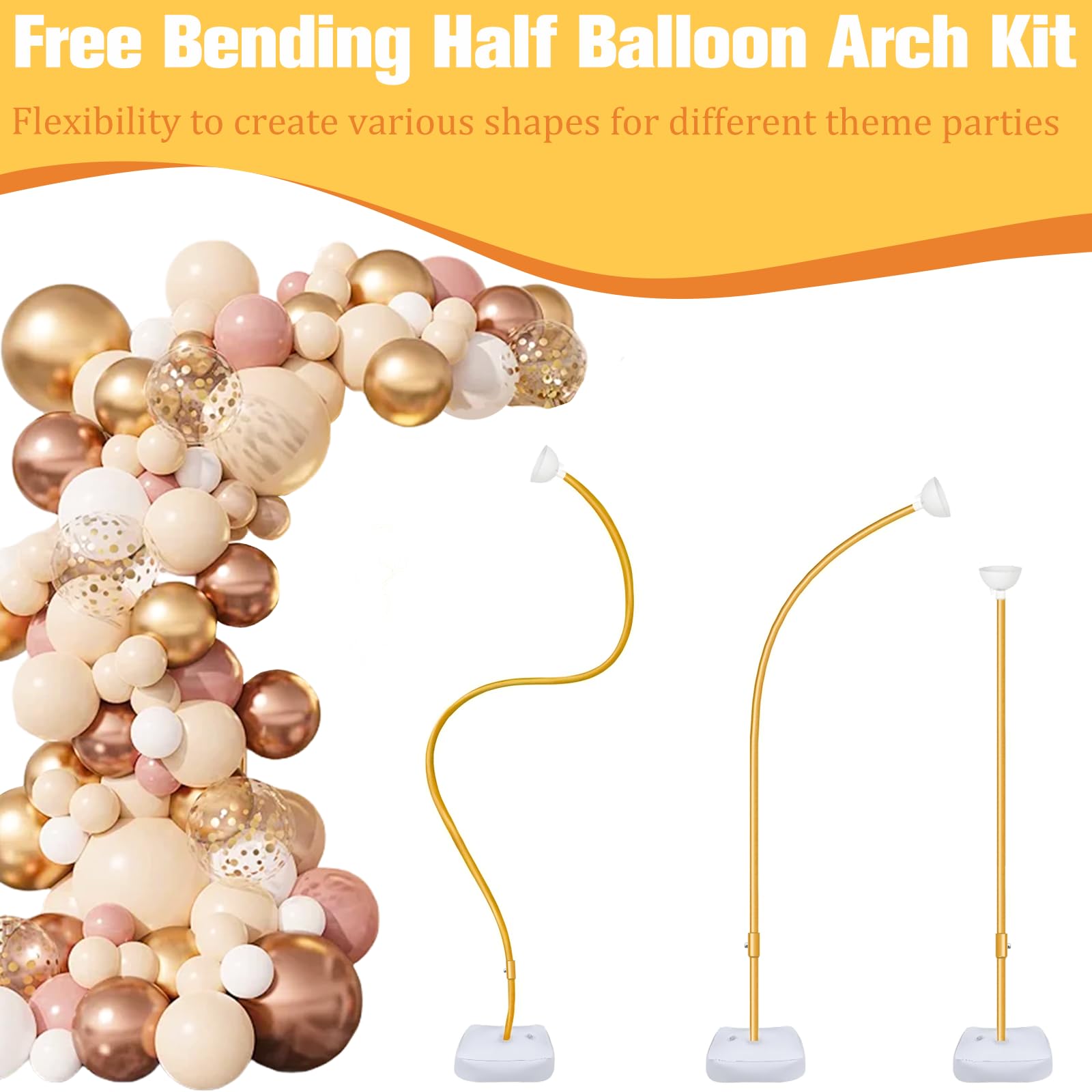 Bazen top holders keep balloon structures neat and balanced at the peak.