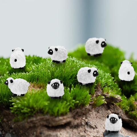 Bbiamsleep cake topper mini sheep brings whimsy to desserts.