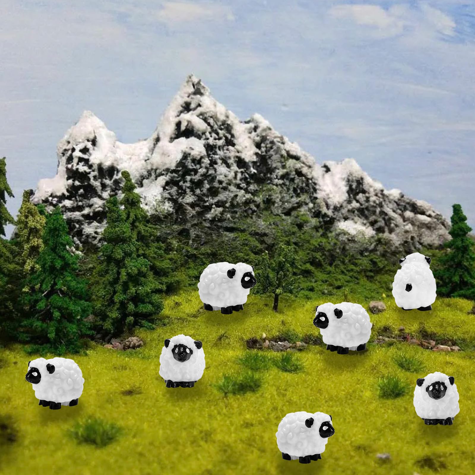 Bbiamsleep 105-piece sheep set ideal for cake decoration ideas