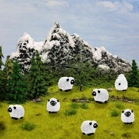 Bbiamsleep 105-piece sheep set ideal for cake decoration ideas