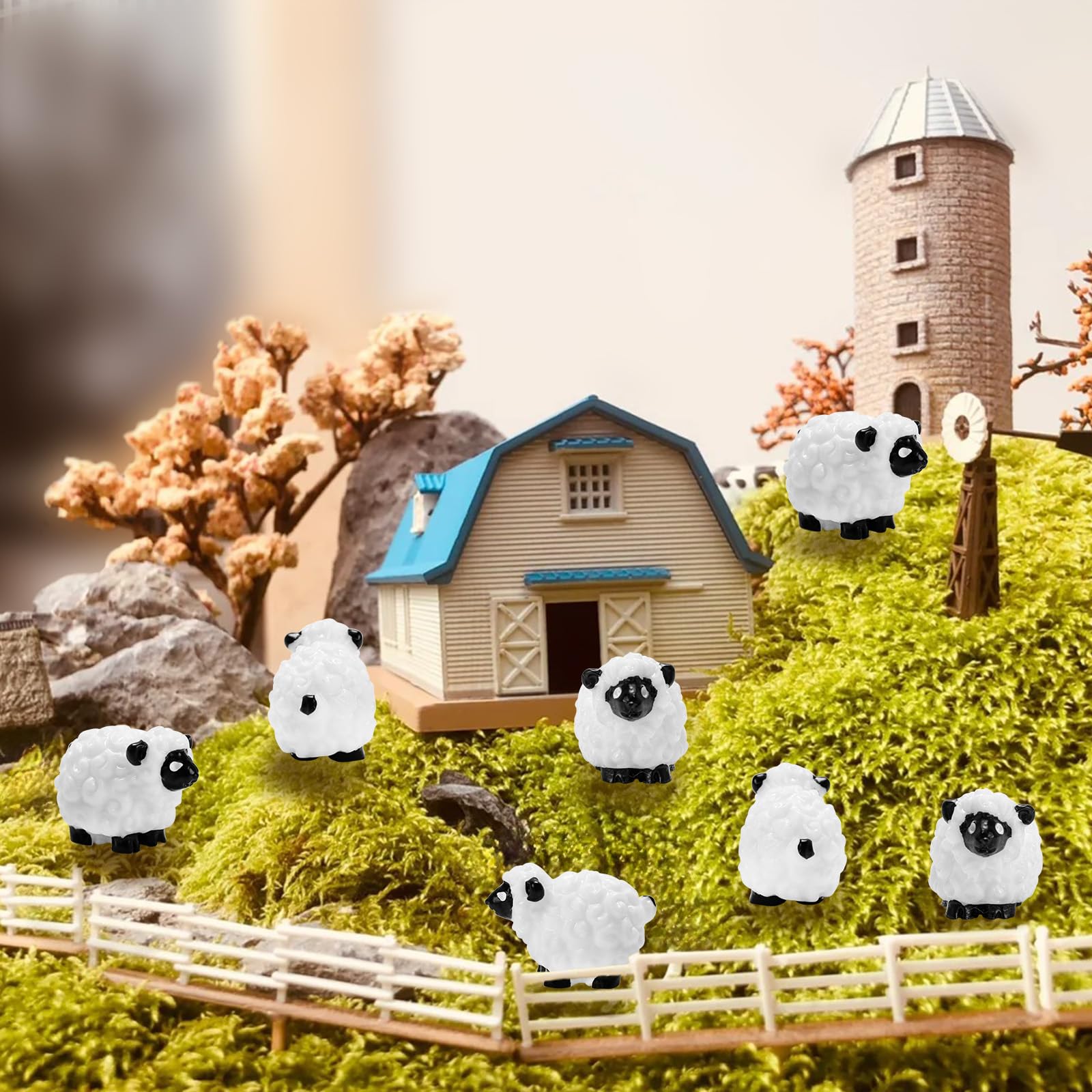 Bbiamsleep collectible sheep figurines for classroom or display