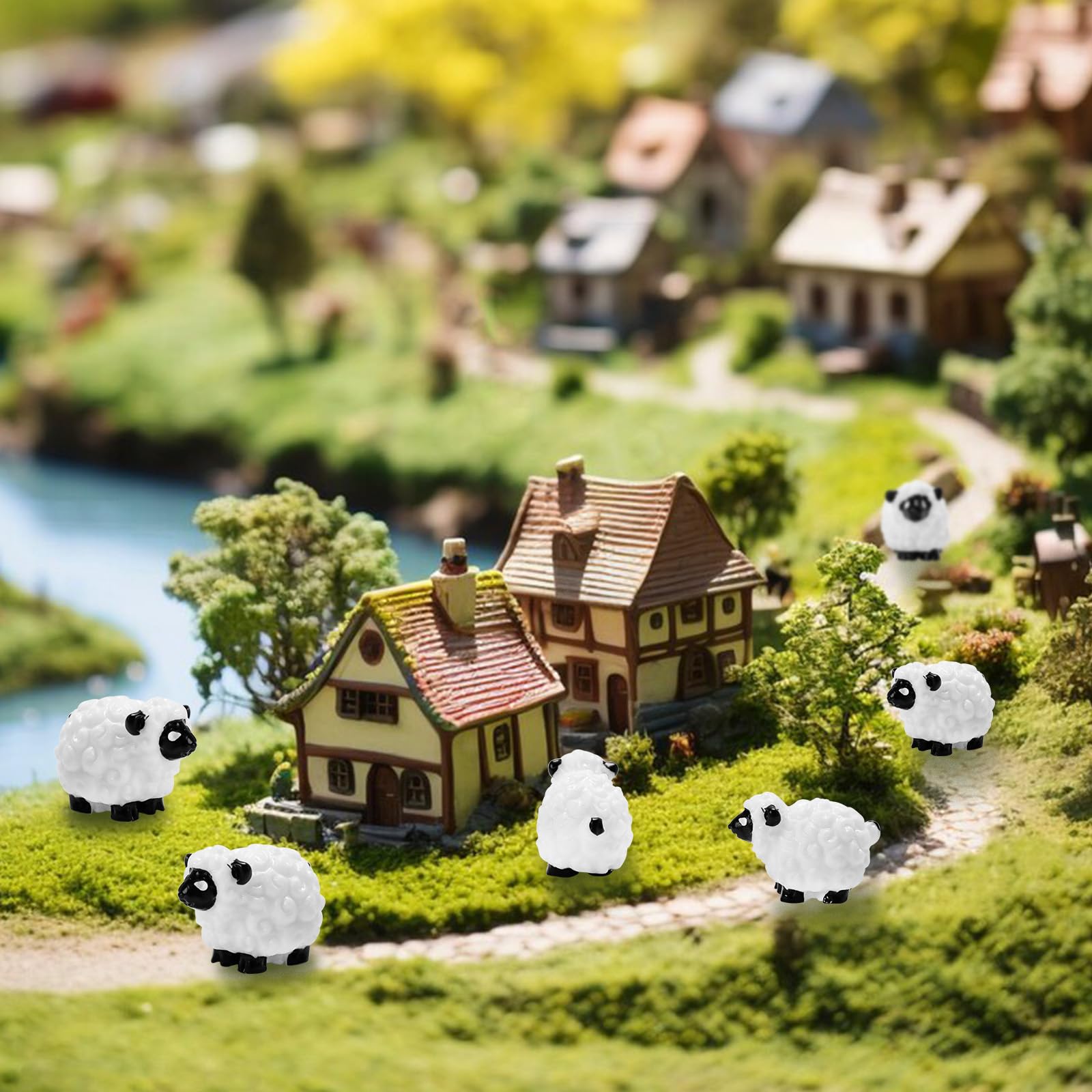 Bbiamsleep small sheep ornament ideal for party favors and gifts.