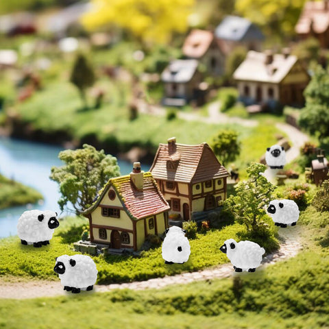 Bbiamsleep small sheep ornament ideal for party favors and gifts.