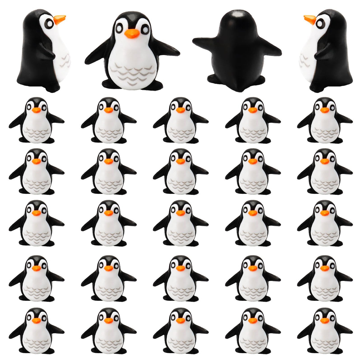 Bbiamsleep penguin figurine for fairy garden accents and playful micro landscapes