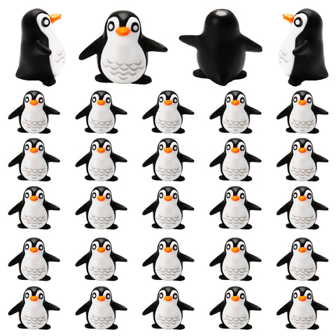 Bbiamsleep penguin figurine for fairy garden accents and playful micro landscapes